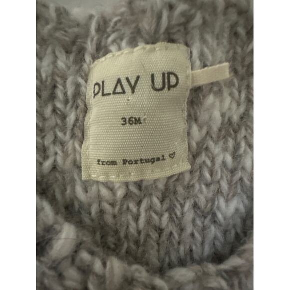 Play UP 36months 3T SOFT organic cotton sweater layer vest button top EUC Europe - Picture 3 of 11